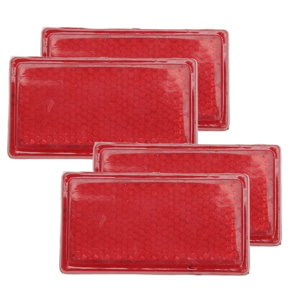 4PCS Car Reflective False Light,  Reflector Universal Red Submersible for Trucks Trailers RVs Marines