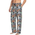 thumbnail image 6 of Hirioo Happy Halloween for Men's PJ Pajama Pants Sleep Pants Men's Home Trousers with Pockets,S-3XL-Small, 6 of 6
