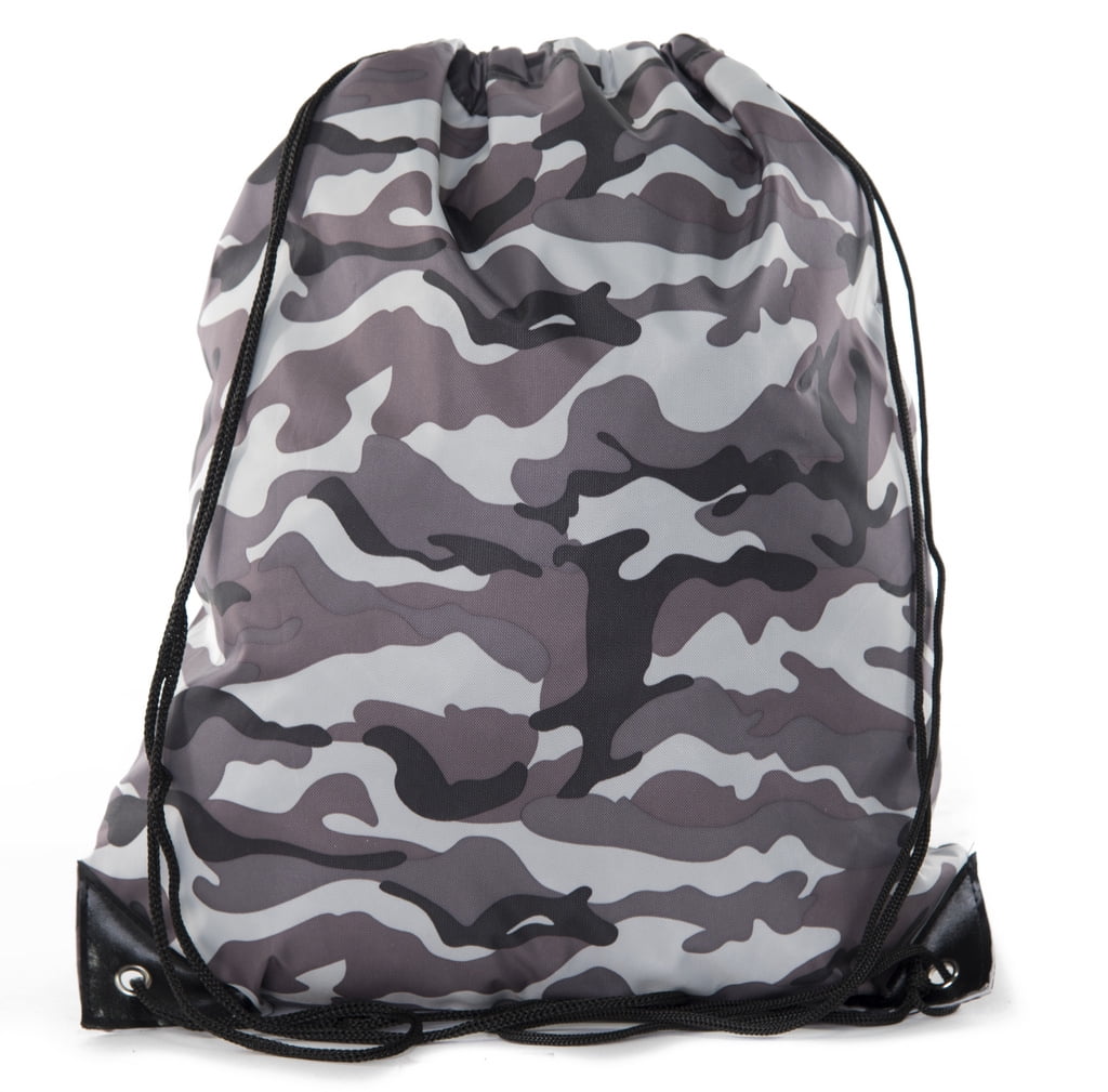 Camo Drawstring Tote Backpack Wholesale Cinch Bags for Hunting