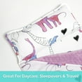 thumbnail image 5 of JumpOff Jo Standard Toddler Nap Mat Sleeping Bag for Preschool, 43 x 21 in - Pink Dino, 5 of 6