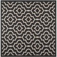 thumbnail image 1 of Safavieh Courtyard Black Indoor Outdoor Rug - Square 7'10", 1 of 5