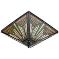 thumbnail image 6 of 2-Light E26 Ceiling Lamp Vintage Tiffany Style Stained Glass Chandelier Lamp USA, 6 of 18
