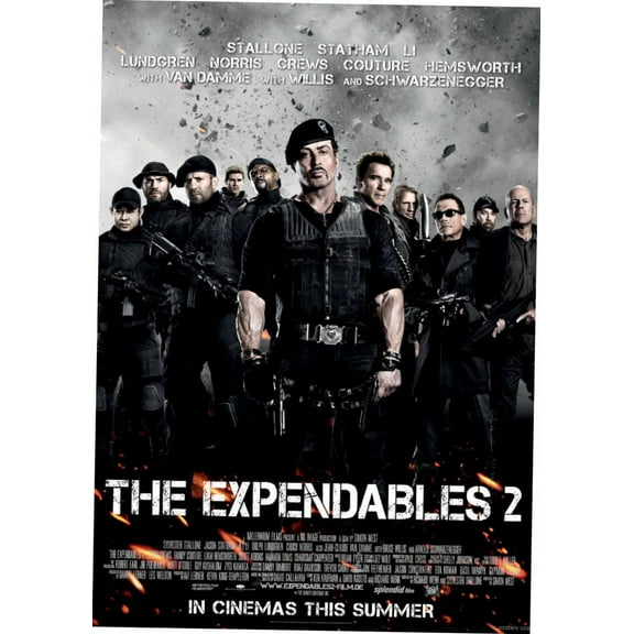 Bad Dog Posters Expendables 2 The Mini Movie Poster 11Inx17In 11x17 Poster Color Category: Multi, Unframed, Ages: Adults, Rectangle