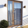 thumbnail image 6 of Chiasso 7.25-in H Warm Brass Outdoor Mid Century Modern 1 Light Outdoor Cylinder Wall Sconce, Dark Sky, 6 of 11