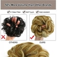 thumbnail image 4 of LAICAIW Clip in Long Wavy Synthetic Hair Extension Highlight 4PCS Thick Hairpieces Double Weft for Woman, 4 of 7