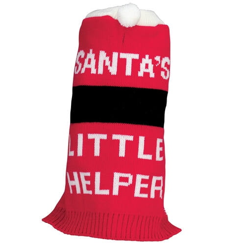 santa's little helper jumper