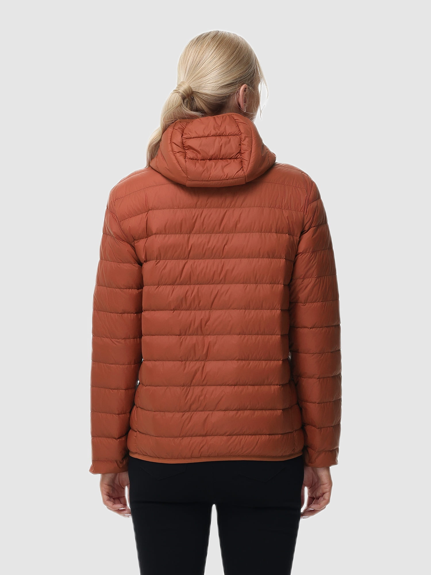 Women's Puffer Jacket Hooded Warm Down Lightweight Full-Zip Packable Quilted Winter Outdoor Coat,Size(S-2XL) - image 3