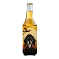 thumbnail image 2 of Carolines Treasures Halloween Smooth Black and Tan Dachshund Ultra Beverage Insulators for slim cans Slim Can, 2 of 3
