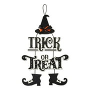Trick or Treat Hanging Decor, Black, 20.25", Halloween by Way To Celebrate