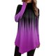 thumbnail image 1 of Gibobby Blusas Para Mujer Elegantes Mujer Túnica Verde Azul Geométrico A Cuadros Estampado Manga Larga Casual Vintage Boho Étnico Escote Redondo Largo Tema Bohemio Geométrico Camisa（Morado， S), 1 of 4