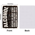 thumbnail image 2 of 1 pc Alcohol Tin Sign White Wine Bottle Metal Tin Sign Funny Alcohol Quotes Metal Signs Funny Signs and Plaques Metal Wall Art for Kitchen Bars Pub Club Playroom Man Cave Wall Decor, 2 of 7