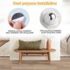 thumbnail image 5 of Mini Caster Wheels for Small Appliances, Self Adhesive Caster Wheels, Stainless Steel Rollers (12 PCS, White), 5 of 5