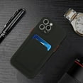 thumbnail image 6 of Allytech Case Compatible with iPhone 13 Pro, [Card Holder] [Soft TPU] [Ultra Slim & Lightweight] Shockproof Anti-Fingerprint Case for iPhone 13 Pro - Black, 6 of 6