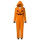 thumbnail image 2 of Family Halloween Pjs Matching Sets Halloween Print Long Sleeve Zippered One Piece Pajama Hooded Jumpsuit Winter Halloween Pjs Family Set, 2 of 4