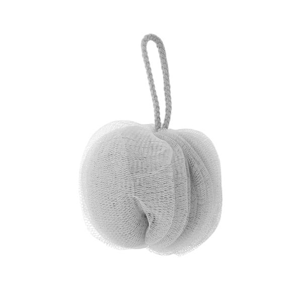 Unique Bargains Lanterns Bath Shower Loofah Sponge 1 Pc Gray