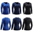 thumbnail image 3 of --Ladies Long Sleeve Moisture Wicking Athletic Shirts, 3 of 4