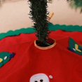 thumbnail image 3 of Falda para árbol de Navidad, falda roja para árbol de Navidad, copo de nieve, falda para árbol de Navidad de invierno para decoraciones navideñas rojas para interiores y exteriores, 3 of 5