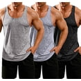 thumbnail image 7 of COOFANDY Mens Gym Tank Tops Y-Back Workout Muscle Tee Sleeveless Workout Tops Sports Training Cut Off T-Shirts, 7 of 7