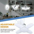 thumbnail image 6 of FABLE- 3Pcs Led Garage Light Bulb Deformable Ceiling Fixture Lights E27 Workshop Lamp, 6 of 6