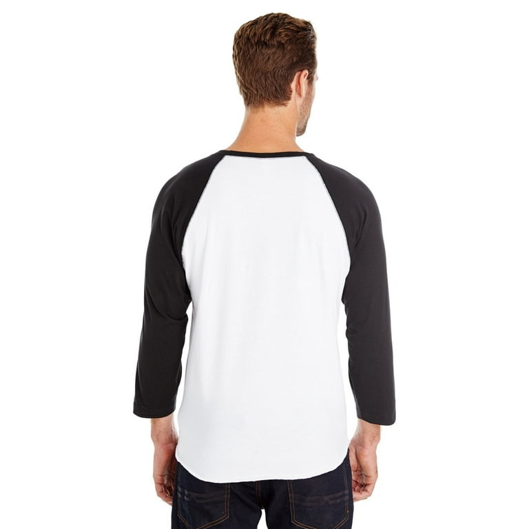 Aquaguard 100% Cotton Men's Vintage Baseball T-Shirt crew neck tee (3 Pack)  - Medium - white/ vintage Heather