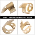 thumbnail image 3 of 4 Pcs Choix de Pouce Banjo Réglable pour Guitare à Doigts Creusés, 3 of 8