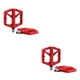 thumbnail image 2 of Advancent Pedales Stamp-1 Pedales resistentes a la corrosión y superficie antideslizante Fácil ciclismo Pedales de bicicleta ultraligeros Rojo Talla única 2Conjunto, 2 of 6