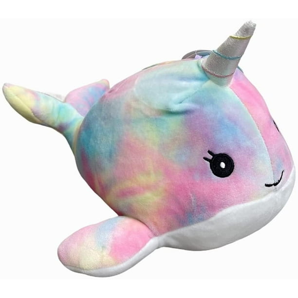 tie dye narwhal squishmallow