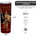 thumbnail image 5 of The Gospel of Peace Worship Gift For Pastors, Put The Full Armor Of God 20oz Tumbler With Lid, 5 of 7