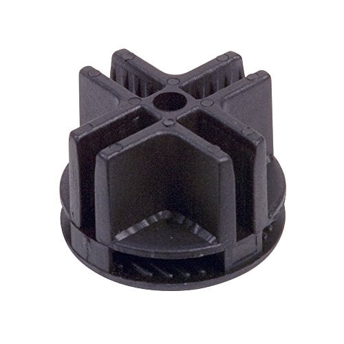 Econoco GSC/B 4-Way Plastic Connector - Black Color,Pack Size - 100