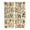 DarkGreen Red, variant on Vintage Botanical Kitchen Curtains 96 Inch Length, Boho Plants Wildflower Mushroom Leaf Grommet Top Bedroom Living Room Curtains, Light Filtering Cafe Curtain Drapes 2 Panels Set 104''x96''