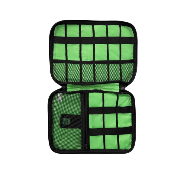 Portable Storage Bag Phone Charger USB Cables Organizer Bag Travel Accessories Storage Bag Black