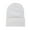 White, variant on jiaroswwei Beanie Elastic Warm Woolen Yarn Roll up Edge Skull Cap for Spring