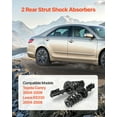 thumbnail image 2 of VEVOR Rear Shock Absorber Strut Assembly 2Pcs Fit 2004-2006 Toyota Camry, 2 of 9