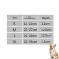 thumbnail image 3 of Pet Face Guard Pet Mesh Foraging Head Cover Breathable Daisy Print Dog Cat Neck Collar with Adjustable Zipper Outdoor Walking Pet Protective Muzzle Cone Prevent Random Eating, 3 of 5