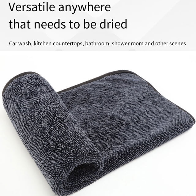 Becaristey 3pieces Car Drying Towel With Soft And Absorbent For Fast Drying Convenient And Practical Dry Cloth