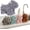 Gray, variant on Cute Dog Chenille Hand Towel, 3D Fuzzy Puppy Hangable Ball Hand Towel Microfiber Super Soft Absorbent Bathroom & Kitchen Towels with Hanging Loop, Can Be Placed on the Sink Countertop (Brown)