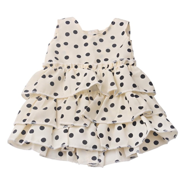 Vestido de verano con traje que se adapta a de accesorios Blanco SM SunniMix Vestido de verano de muñeca de 18 pulgadas