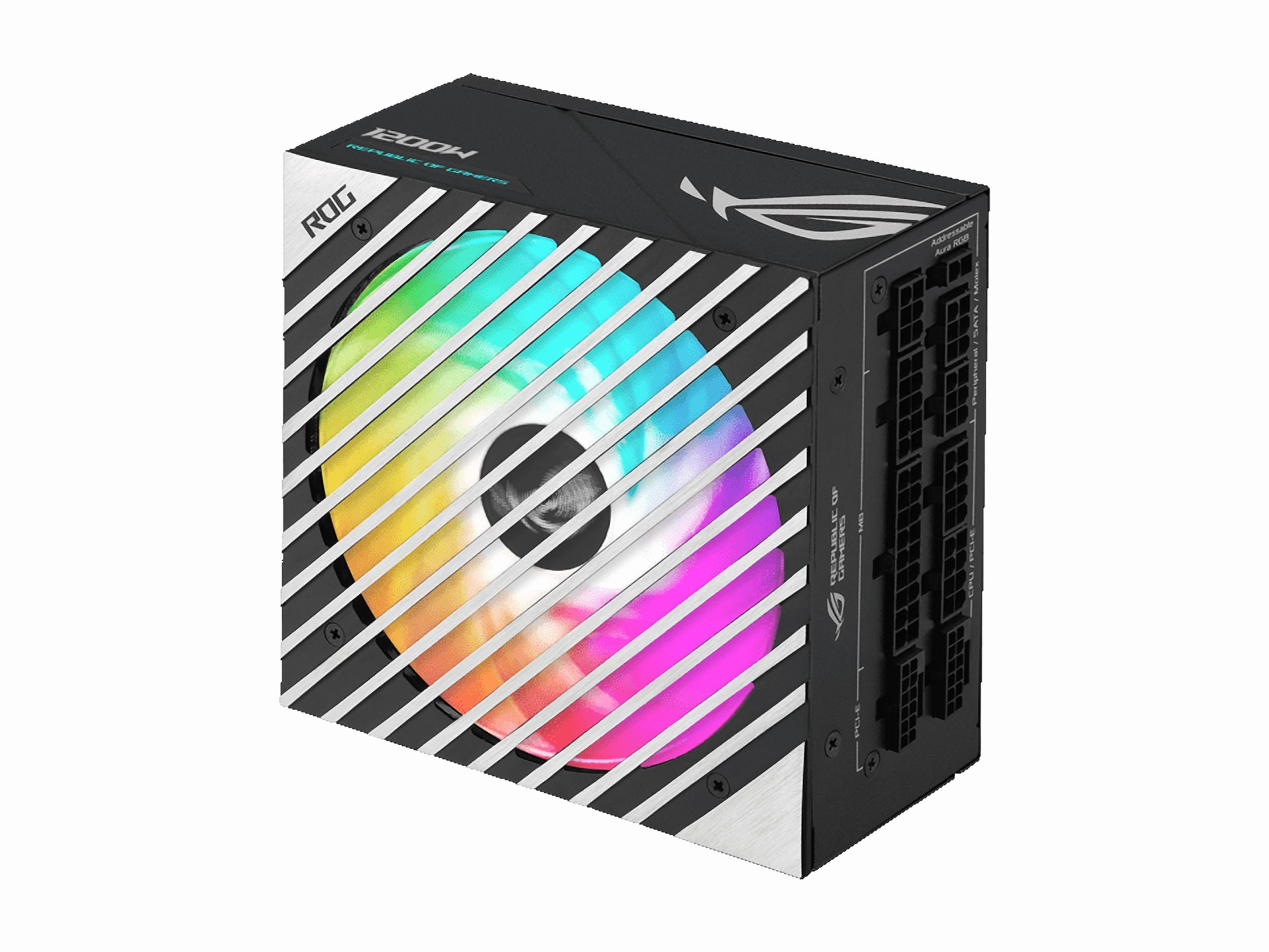 ASUS ROG Loki SFX-L 1200W Titanium PSU (Fully Modular Power Supply, 80+ Titanium, 120mm PWM ARGB Fan, Aura Sync, ATX 3.0 Compatible, PCIe 5.0 Ready)