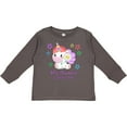 thumbnail image 3 of Inktastic My Auntie Loves Me- cute unicorn Boys or Girls Long Sleeve Toddler T-Shirt, 3 of 5