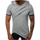 thumbnail image 1 of pstuiky camisetas de hombre, Camisa informal de algodón y lino de moda de verano para hombre, con solapa y manga corta y cuello alto. camisas casuales para hombre m, 1 of 5