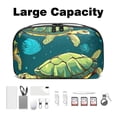 thumbnail image 3 of Turtle Oxford Cloth Waterproof Travel Organizer Storage Pouch Cable Organizer Travel Charging Cord Organizer Case, 3 of 6