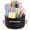 Black, variant on SUSWIM 5-Compartment Desktop Organizer & Holder with Rotating Organizers, Pink