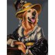 thumbnail image 1 of Hilo de bordar completo Eco-algodón 14CT impreso perro punto de cruz ilustraciones (RA505) Hugtrwg Para estrenar, 1 of 9