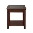 thumbnail image 2 of Linon Table d'Appoint en Bois Largo Noyer Foncé, 2 of 8