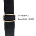 thumbnail image 4 of Correa de hombro de repuesto ajustable de 3,8 cm de ancho para bolso de mujer, correas de cadena, bolsos, accesorios DIY (negro), 4 of 5