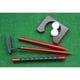 thumbnail image 3 of Caja de regalo de ensamblaje de tres secciones Material premium Uso prolongado Aleación de aluminio Empuñadura de goma de doble cara Equipo de golf palisandro derecho 1 juego Vogacara OD003713-03, 3 of 7