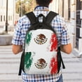 thumbnail image 6 of Mexican Flag Backpack Travel Bag For Men Women Lightweight Back Pack With Laptop Compartmen, 6 of 7