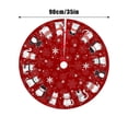 thumbnail image 3 of Classic Christmas Tree Skirt and Collar Set for Winter Party Celebration Decorative, 3 of 6