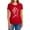 Red, variant on The Hobbit King Thorin Women's T Shirt, Carolina Blue, Medium