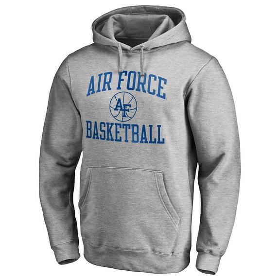Men's Heathered Gray Air Force Falcons In Bounds Pullover Hoodie
